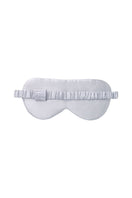 Grey silk eye mask from MANITO MBTI SILK EYE MASKS collection, soft and comfortable for restful sleep.