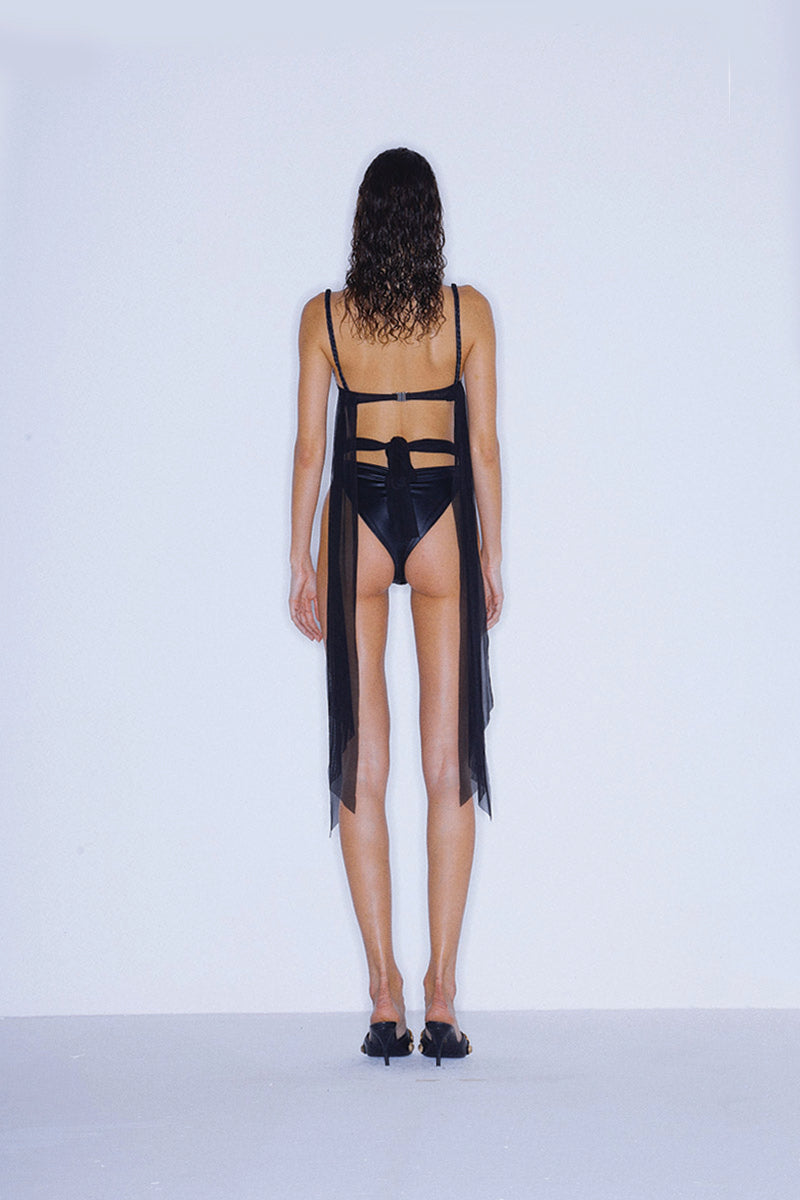 MESH TIE BIKINI TOP - CULT MIA