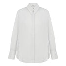 Relaxed-fit gray blouse by Malva Florea, stylish shirt with soft fabric and casual fit, suitable for everyday wear.