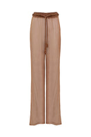 Laura Escobar Tatacoa pants in terracotta, showcasing stylish and comfortable pants with a vibrant terracotta color.