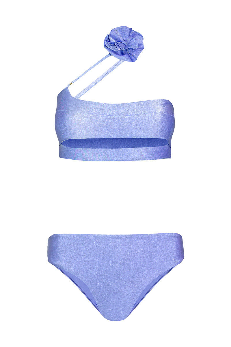 FLOR DE AGUA ONE PIECE IN BLUE - CULT MIA
