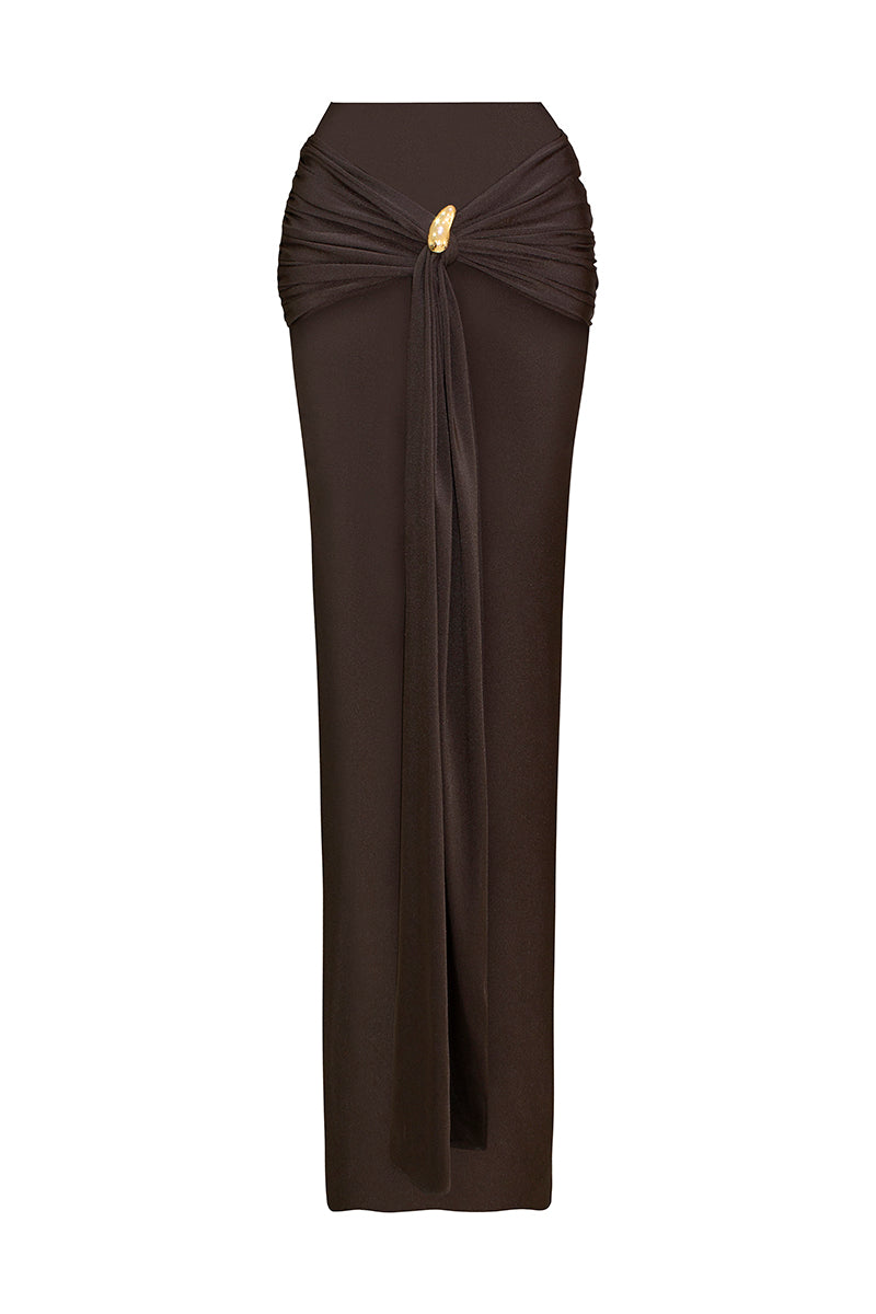 LEDIEL VARILUX Maxi Skirt in vibrant fabric, featuring a flowing design and elegant length, perfect for stylish everyday wear.