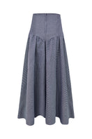 LEDIEL Palacio Maxi Skirt shown in soft fabric with flowing design, elegant for casual or formal wear.