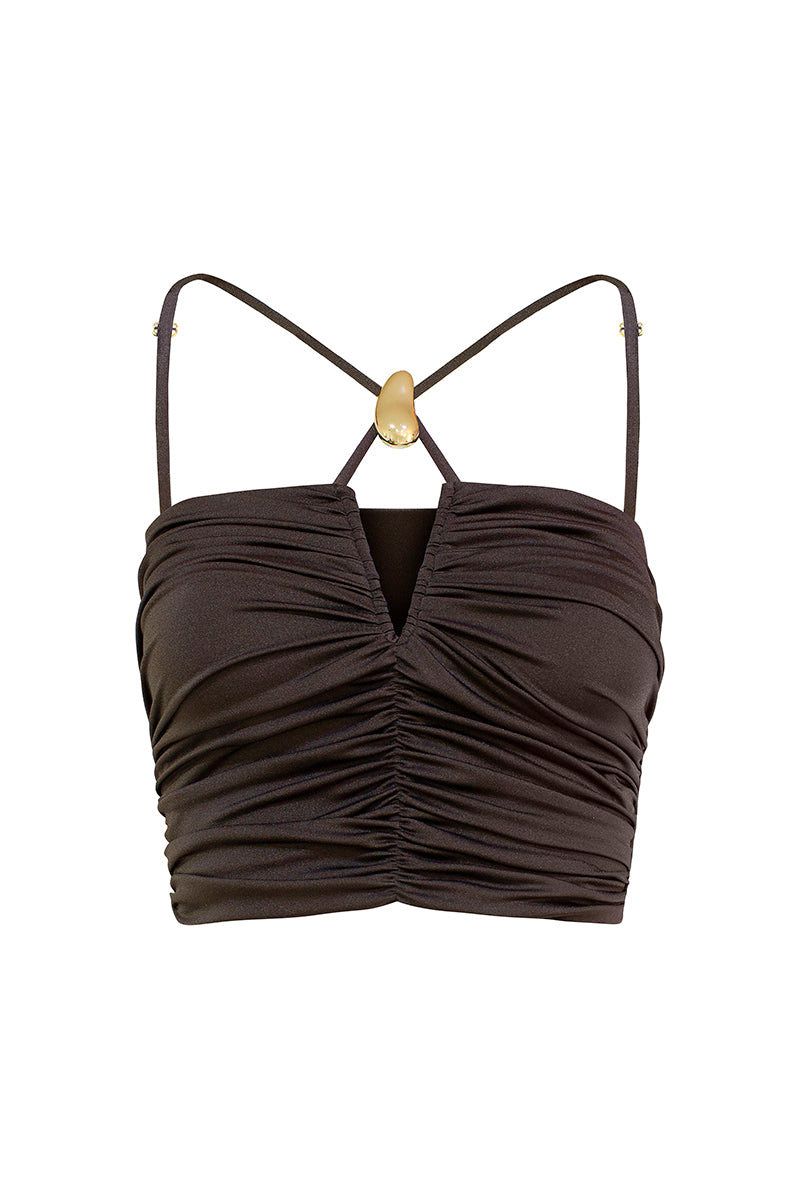 LEDIEL VARILUX TOP in vibrant fabric, featuring stylish design and details, perfect for casual or dressy occasions.