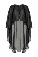 LEDIEL MYNA Cape jacket with a stylish design, shown in the image with its comfortable fit and modern look.