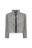 LEDIEL Nancy Jacket displayed on a hanger, showcasing its stylish design and fabric details.