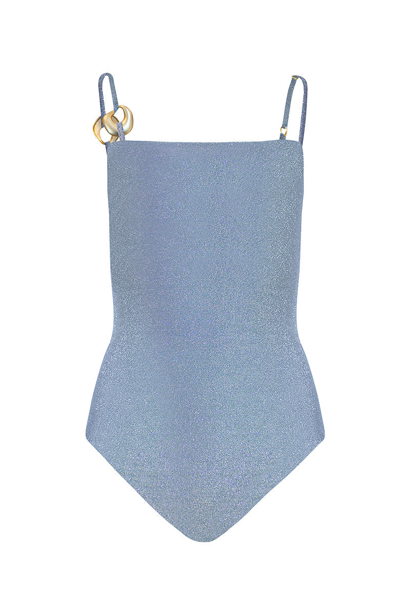 Laura Escobar Rio One Piece Swimsuit in vibrant color, fitted design, and sleek style perfect for beach or pool activities.
