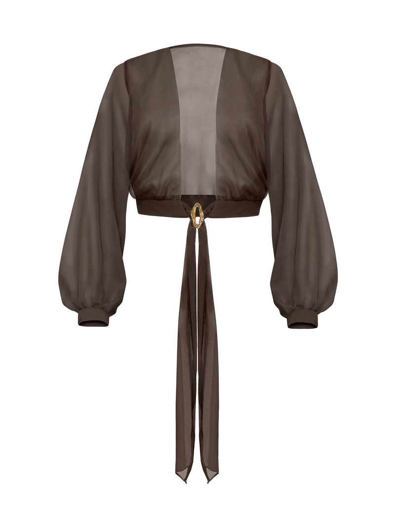 AURORA SHIRT IN MOCCA