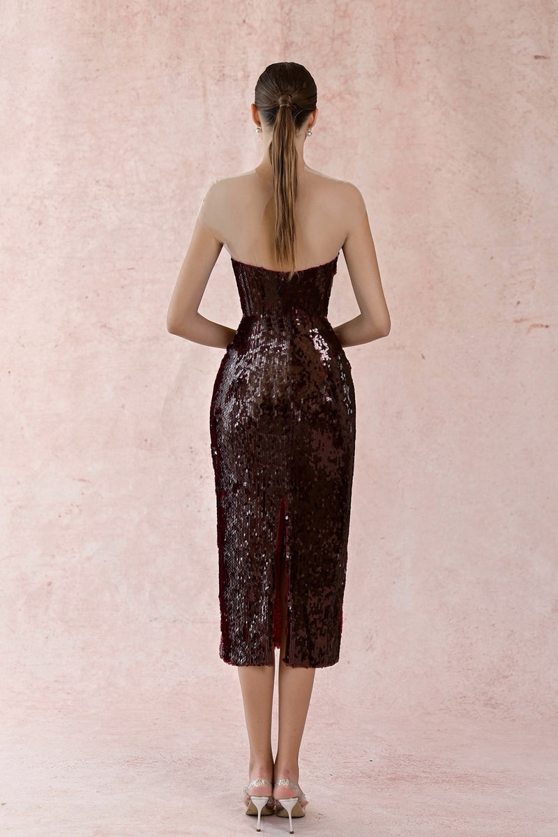 MINIMAL SEQUIN DRESS - CULT MIA