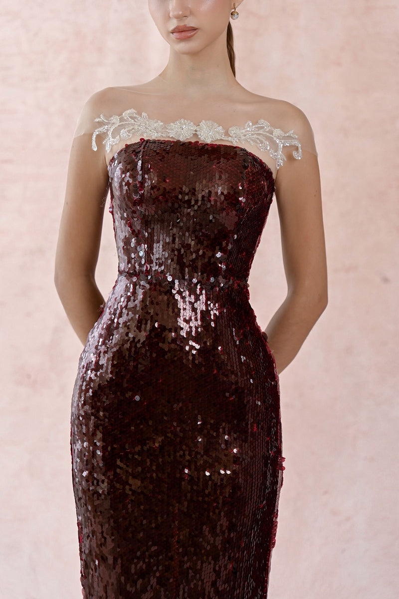 MINIMAL SEQUIN DRESS - CULT MIA
