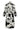 COW PRINT FAUX FUR UTILITARIAN COAT