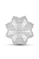Frost-white Alhambra top handle bag by MESH—luxury leather bag with a sleek, structured design and top handle.