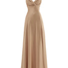 Monetre CULT MIA X MONETRE LUEUR gown featuring elegant fabric and intricate design, showcased in this stylish full-length image.