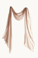 Monetre CULT MIA X MONETRE LUEUR gown featuring elegant fabric and intricate design, displayed on a mannequin.