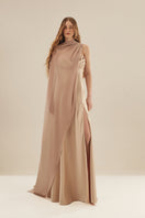 Elegant CULT MIA X Monetre Lueur gown with flowing fabric, intricate detailing, and a stylish silhouette in a sophisticated design.