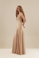 Monetre Cult Mia X Monetre Lueur gown in soft fabric, featuring elegant design and intricate details, perfect for special occasions.