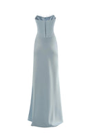Monetre CULT MIA X Monetree Azure Sculpt co-ord set featuring a fitted top and matching high-waisted pants, stylish and modern.