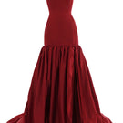 Black gown from the Cult Mia X Monetre collection featuring elegant fabric and stylish design, perfect for formal occasions.
