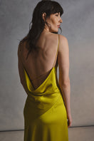 Monetre CULT MIA X MONETRE VIRIDE gown with intricate floral embroidery and flowing fabric, elegant and stylish for special occasions.