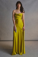 Luxurious Cult Mia X Monetre Viride gown featuring elegant fabric and intricate design, perfect for special occasions.