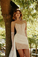 Gigii's Monique mini dress featuring a stylish design, perfect for fashionable outings and casual events.