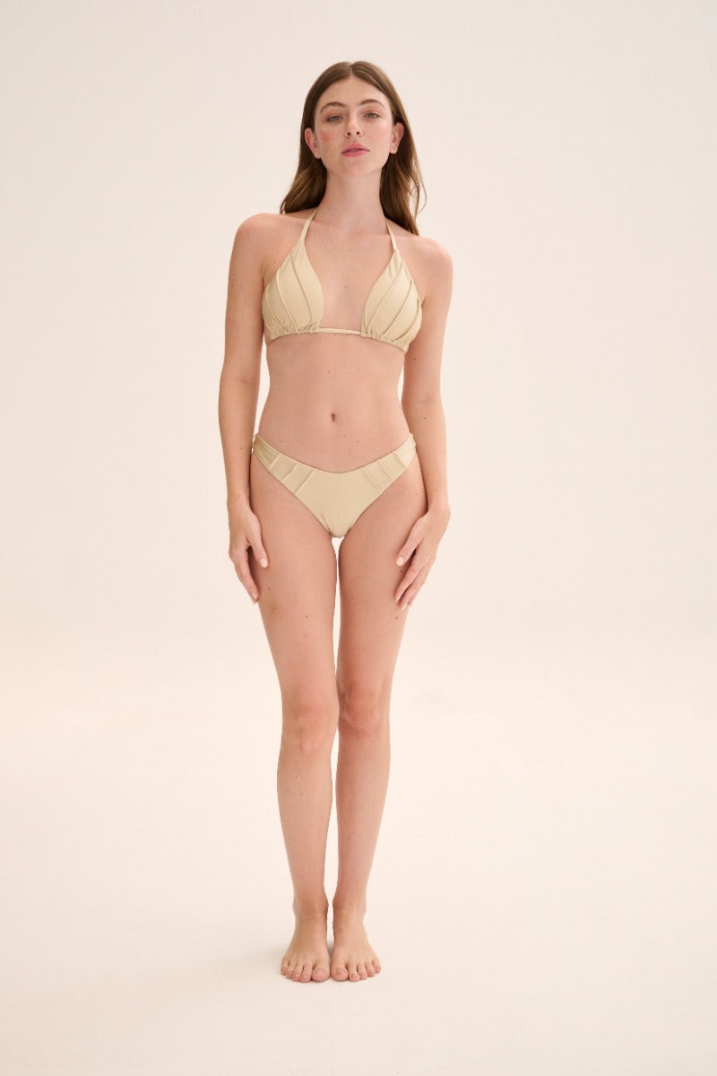 Nelblu Morpho bikini bottom in Aura, featuring a stylish design with adjustable straps and vibrant color, perfect for beachwear.