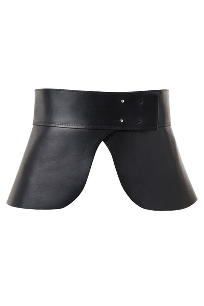 MOUNTAIN WINGS LEATHER BELT IN BLACK | CULT MIA | MAZ Manuela Álvarez