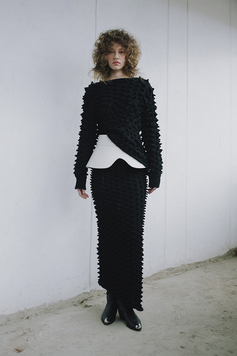 MOUNTAIN WINGS LEATHER BELT IN IVORY - CULT MIA