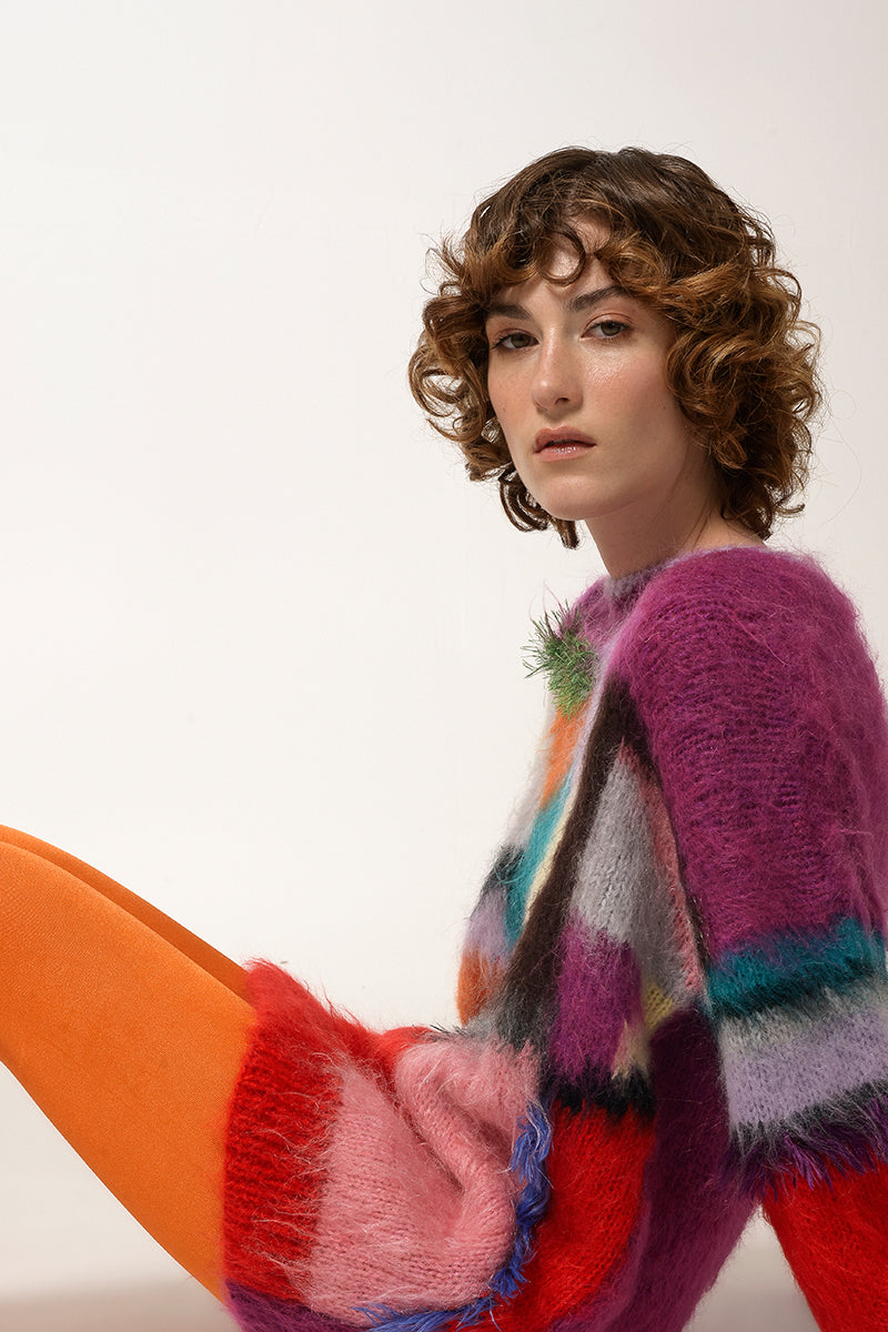 80S HAZE MOHAIR SWEATER - CULT MIA