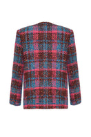 Pink and brown wool jacket by Lalo, stylish outerwear with a cozy fit, featuring a classic design perfect for cold weather.
