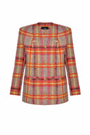 Lalo Mandarin Muse wool jacket featuring a tailored fit, button closure, and stylish design in soft wool fabric.