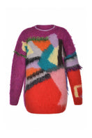 Lalo 80s Haze Mohair Sweater featuring a cozy, textured knit in soft haze tones, perfect for stylish winter wear.