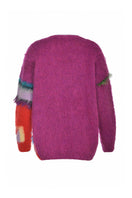 Lalo 80s Haze mohair sweater featuring a cozy, textured knit in soft haze color, perfect for stylish winter wear.