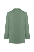 PODYH MEREZHYVO green jacket featuring a stylish design, with a front zipper and comfortable fit, suitable for casual wear.