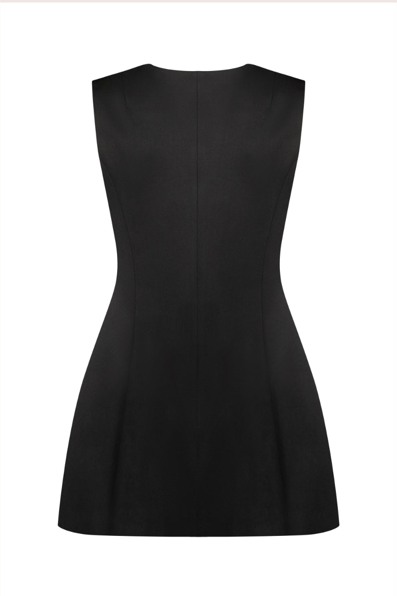 PRYCHILLIA VEST IN BLACK - CULT MIA