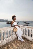 Mara Brazil Muria bag in top handle style with woven design and leather accents, stylish accessory for everyday use