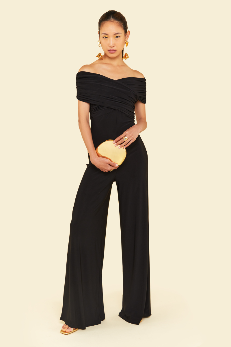 MUSCARI JUMPSUIT IN BLACK - CULT MIA