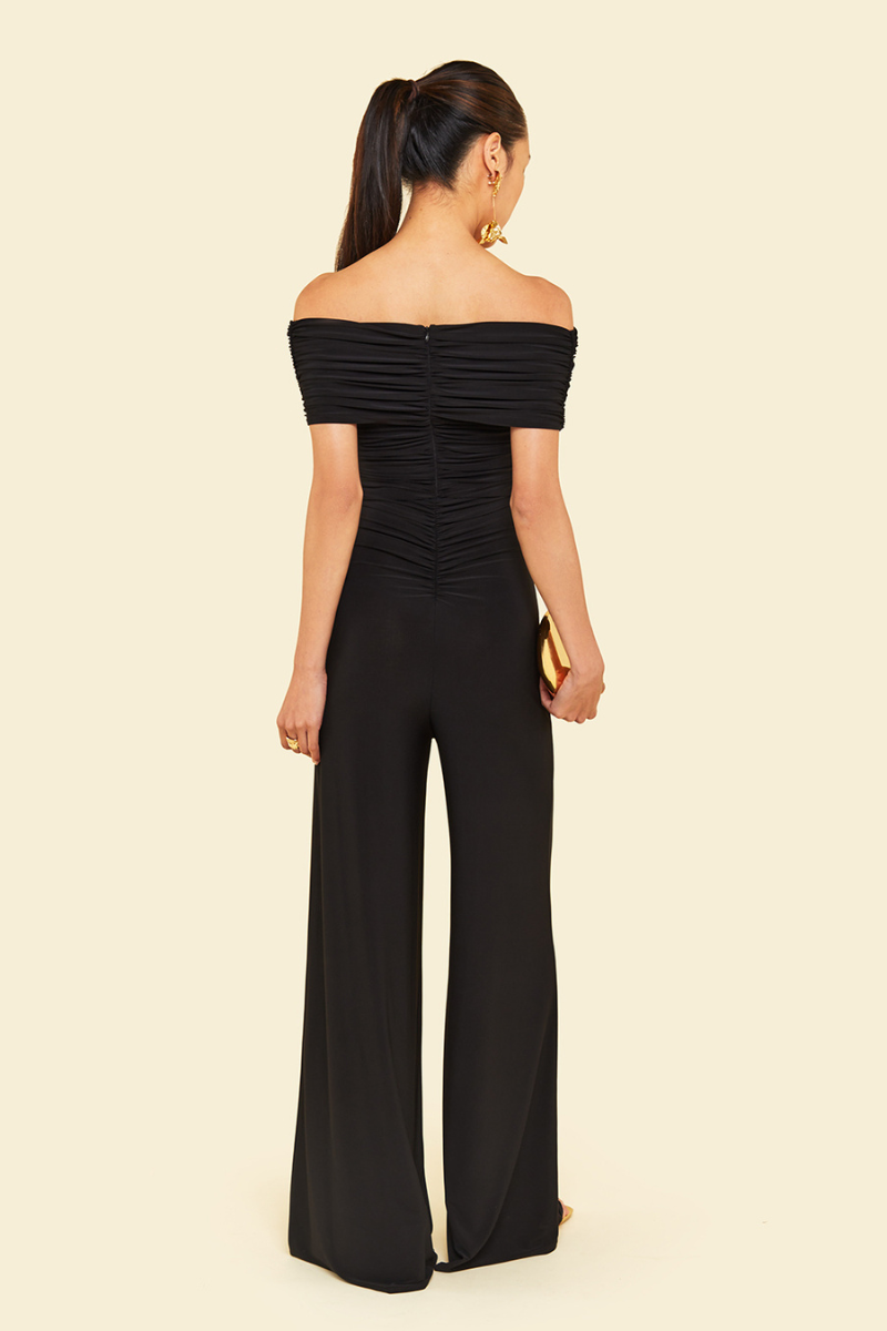 MUSCARI JUMPSUIT IN BLACK - CULT MIA