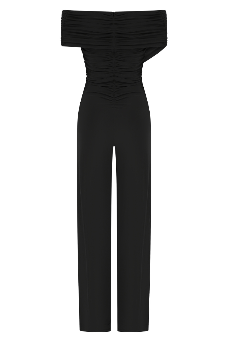MUSCARI JUMPSUIT IN BLACK - CULT MIA