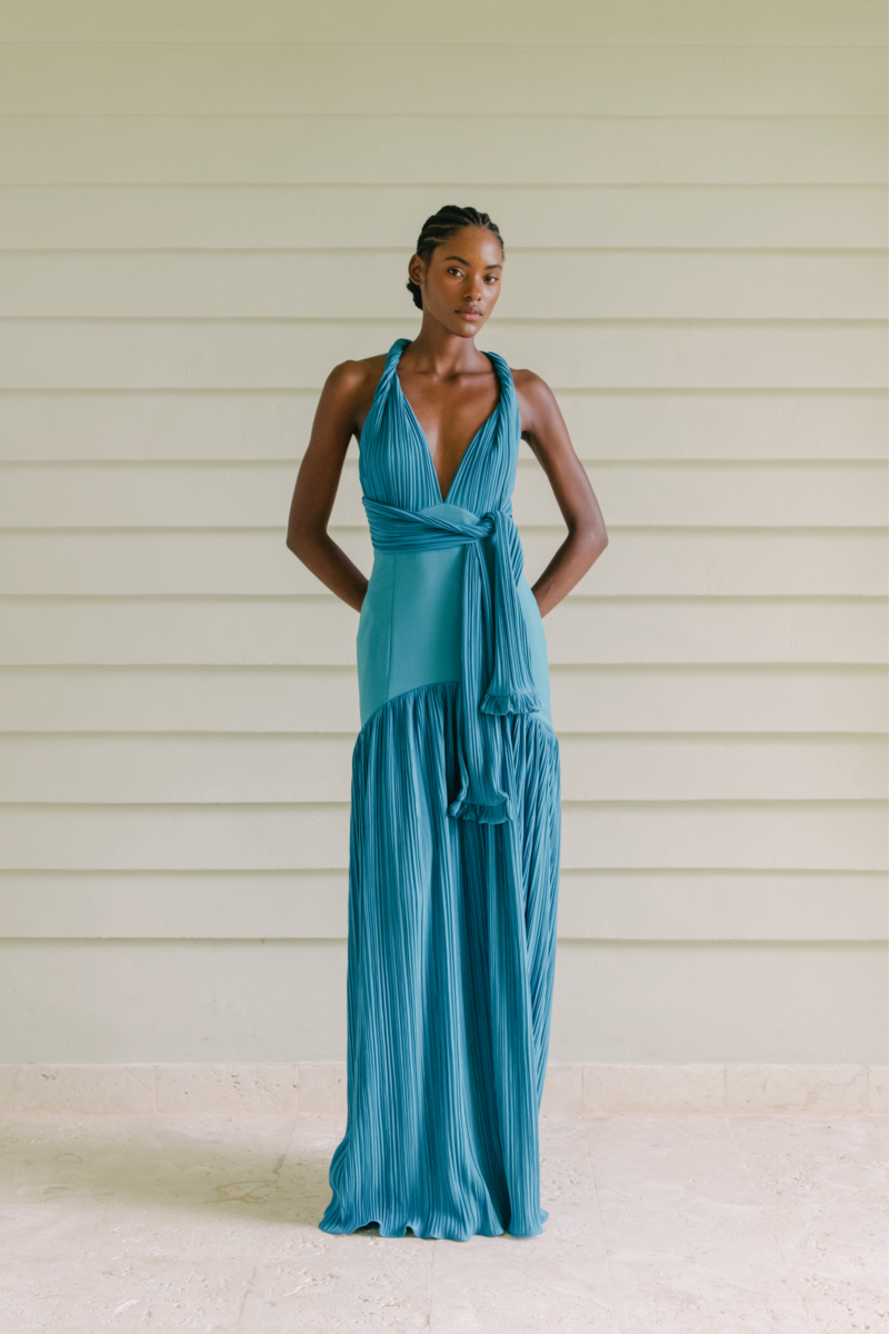 CAYO TURQUOISE MAXI DRESS | CULT MIA | Mayl Vsquez CAYO TURQUOISE MAXI DRESS | CULT MIA | Mayl Vsquez
