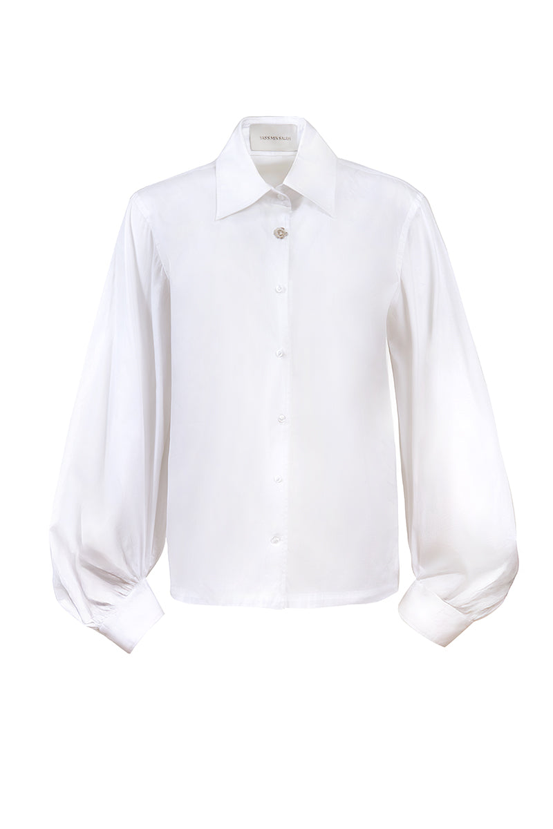 MAAMOUL SHIRT IN WHITE - CULT MIA