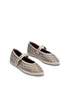 Flabelus Mae grey flats with pointed toes and slip-on design, perfect for casual and stylish everyday wear.