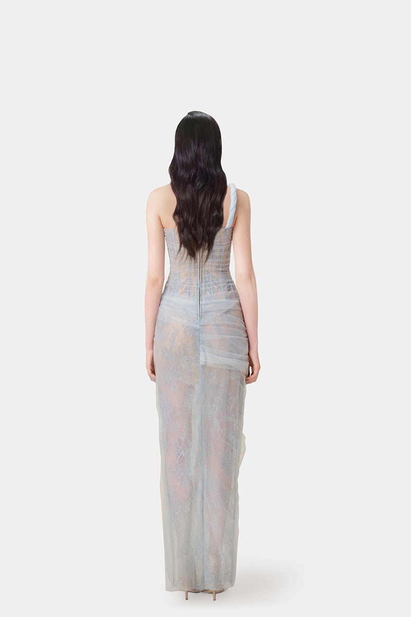 MARA DRESS IN BLUE - CULT MIA