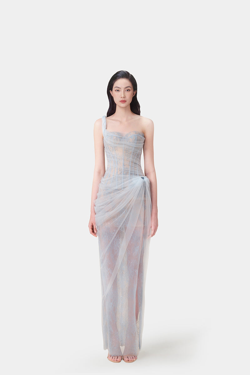 MARA DRESS IN BLUE - CULT MIA
