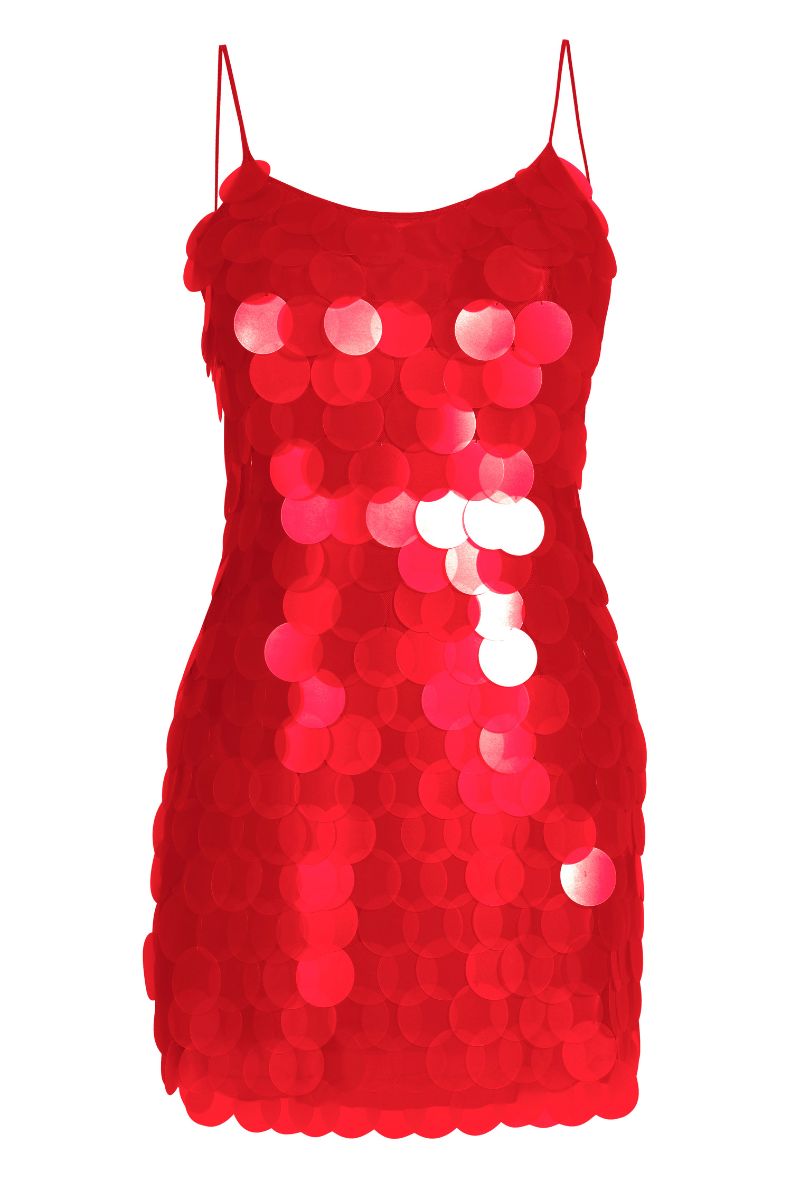 MARIELA MINI DRESS IN RED - CULT MIA