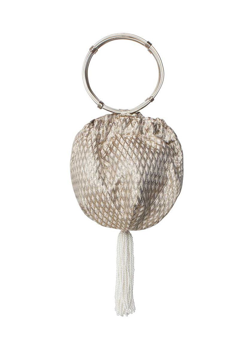 MARQUISE SILVER WITH CRYSTAL DROP ON ALICE WRISTLET - CULT MIA