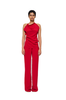 Red and black URA Marta top with a stylish design, featuring a comfortable fit and modern fashion details.