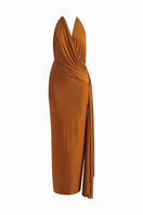 Deme by Gabriella Martina maxi dress with floral pattern, sleeveless design, and flowing fabric, perfect for summer wear.