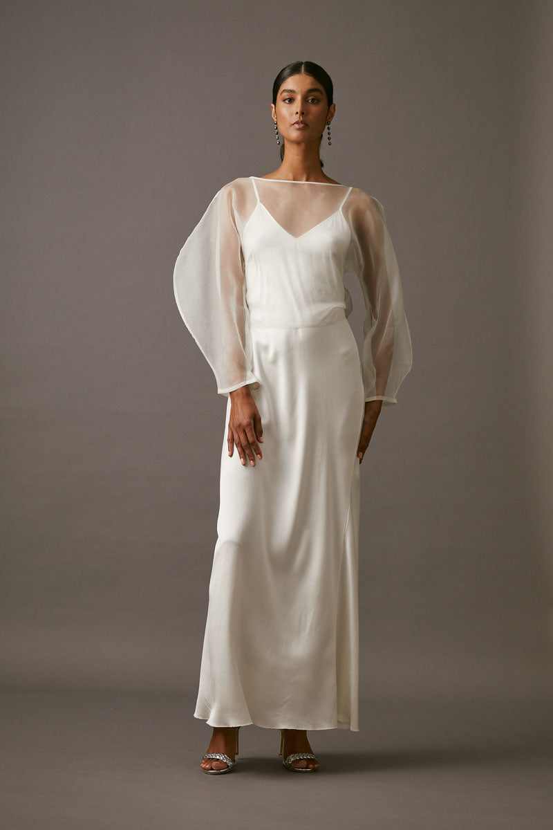 ROOHI ORGANZA TOP AND MASTANI MAXI SLIP SET