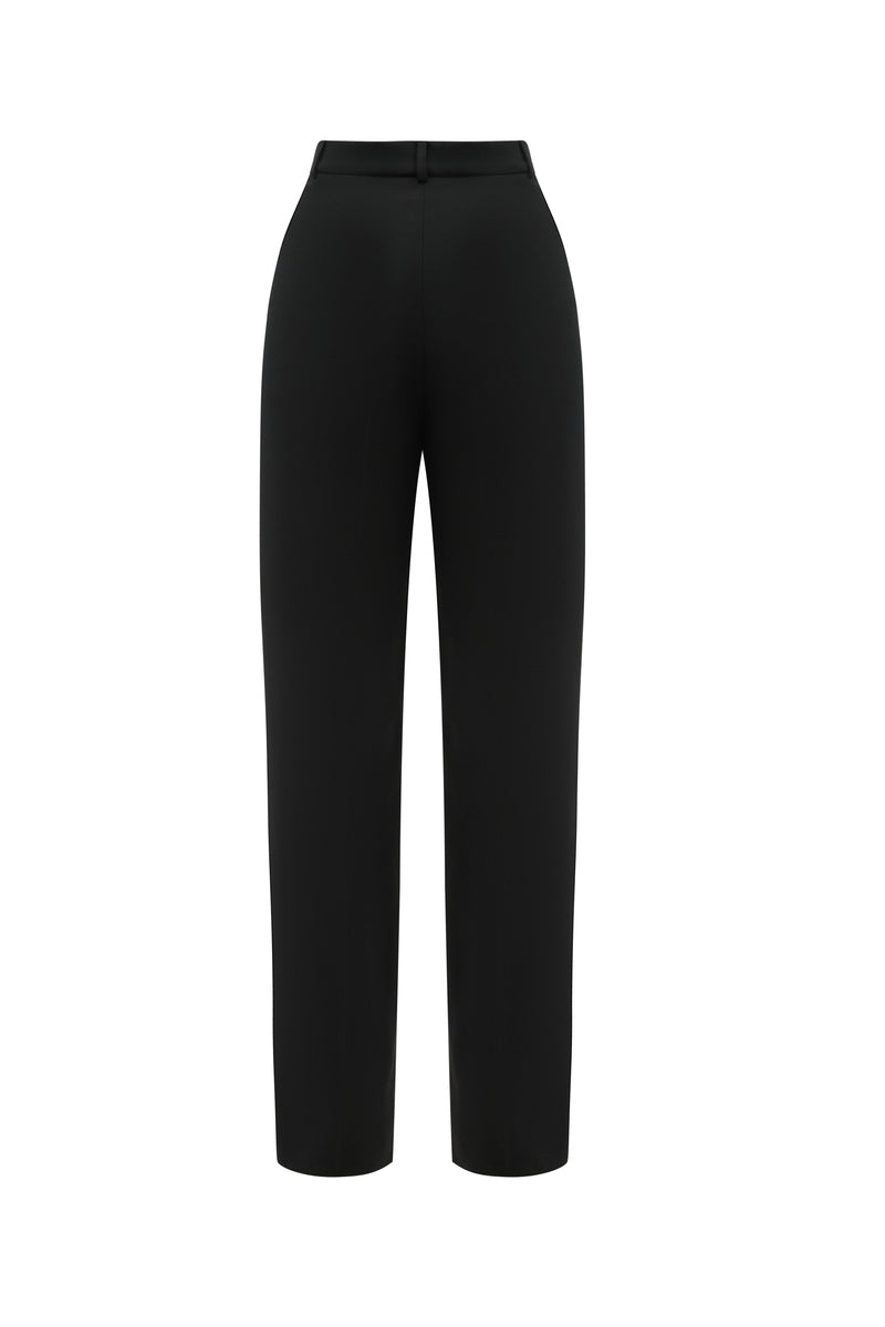 MATT SILK PANTS IN BLACK - CULT MIA